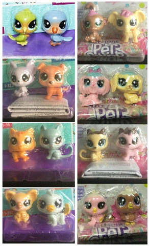 Figurines mystère Minis série 1-3 Lot de 4 animaux, 2 pièces, animaux de compagnie, nouveauté en boîte ► Photo 1/1