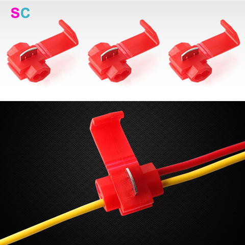 65 PIÈCES/BOÎTE Scotch Verrouillage Connecteur Rapide AWG18-9 Sans Fil Électrique Isolé Épissure Rapide Serrure Bornes À Sertir ► Photo 1/6