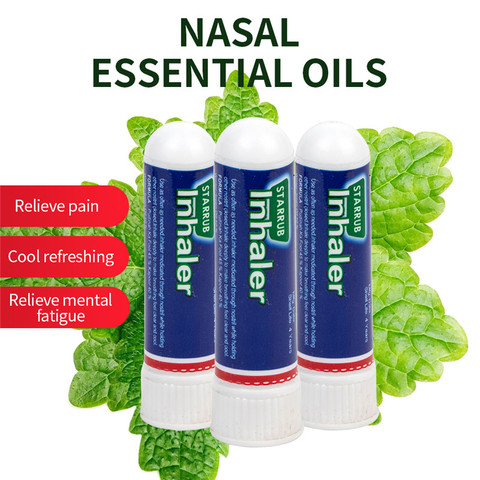 3 pièces rafraîchir nez froid frais à base de plantes onguent Nasal huiles essentielles 100% Original thaïlande inhalateur Nasal rhinite menthe crème ► Photo 1/6