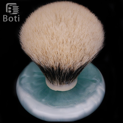 Boti brosse-SHD Captain le plus beau nœud de cheveux de blaireau à deux bandes (classe A) Type d'ampoule outil de soin de mise en forme de barbe exclusif ► Photo 1/3