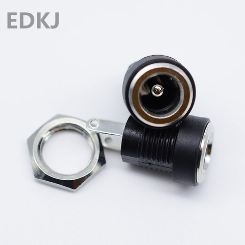 Adaptateur d'alimentation femelle DC 3A 12V, 5 pièces, connecteur dc jack DC022B, 1 mm 3,5X1.3mm, prise d'alimentation DC deux pieds mâle ► Photo 1/5