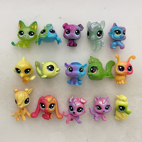 Acheter 5 obtenir 2 cadeaux 3 cm lâche vieux animalerie jouets chat chiot Figure Mini jouet figurines classique petits jouets pour animaux de compagnie ► Photo 1/6
