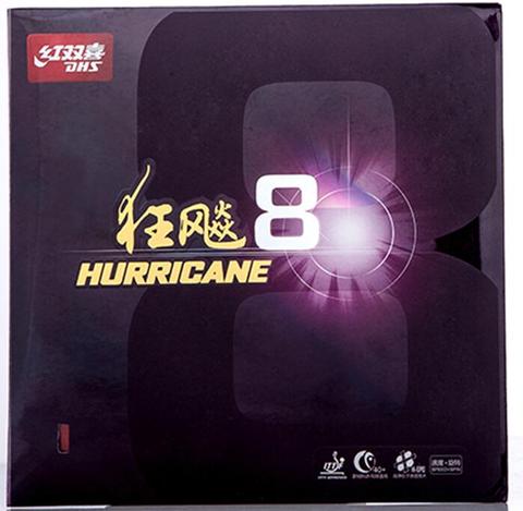 Originaux DHS Hurricane 8 Tennis de Table en caoutchouc, Tennis de Table couverture / Pingpong caoutchouc livraison gratuite ► Photo 1/1