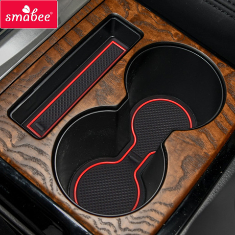 Smabee-tapis de gobelet pour porte antidérapante en caoutchouc, support de gobelet pour Mitsubishi Pajero MK2, accessoires d'intérieur, dessous de verre 15 pièces ► Photo 1/5