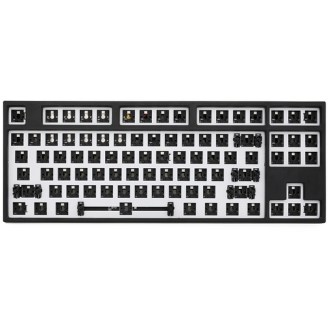 Kit de clavier mécanique bluetooth 87 touches, double mode, TKL 80%, interrupteur d'éclairage RGB type de led c, hot swappable ► Photo 1/6