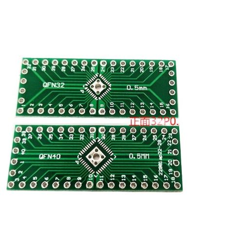 Carte de transfert PCB adaptateur, 10 pièces, QFN32 QFN40 à DIP32 DIP40 0.5MM ► Photo 1/4