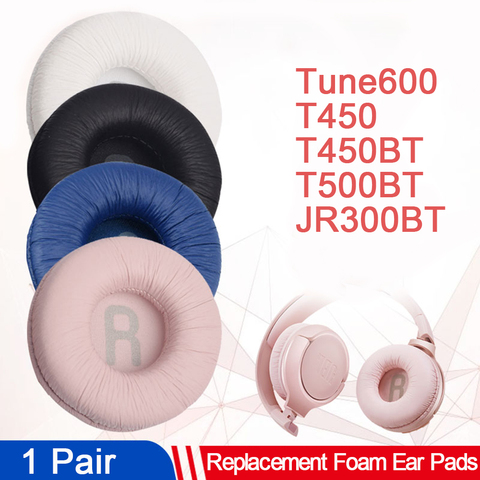 1 paire 70mm remplacement mousse oreillettes oreiller coussin housse pour JBL Tune 600 T450 T450BT T500BT JR300BT doux casque casque ► Photo 1/6