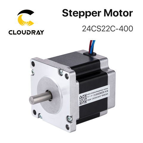 Moteur pas à pas Nema 24, 60mm, 2 phases, 2,2 n. m, 4A, câble à 4 fils pour imprimante 3D, CNC gravure, fraiseuse ► Photo 1/6