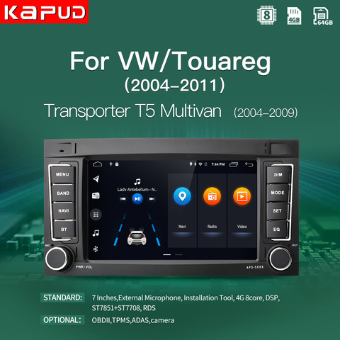 Kapud – autoradio Android 10, 4 go/7 