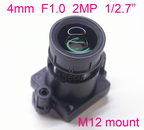 StarLights F1.0 – objectif 4mm focale 2/1/2 mp, spécial pour capteur d'image IMX327 , IMX307 , IMX290, IMX291, module de carte PCB ► Photo 1/6