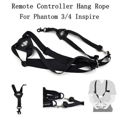 Lanière d'épaule réglable avec télécommande, sangle de ceinture suspendue universelle avec crochet pour DJI Phantom 3/4 Inspire ► Photo 1/6