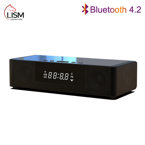 2022 nouveau haut-parleur bluetooth 4.2 pour TV barre de son 2.0 canaux intégré filaire et sans fil bluetooth subwoofer sans fil charge ► Photo 1/6