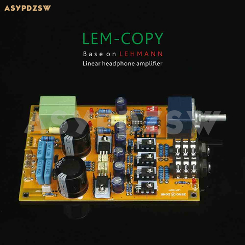 LEM-copie classe A amplificateur de casque clone Lehmann ampli PCB/kit de bricolage/carte finie ► Photo 1/6