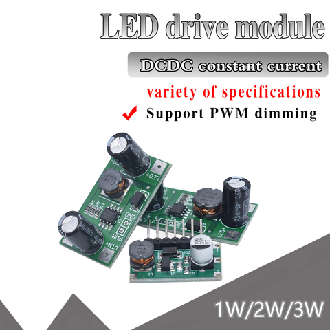 1W 3W DC-DC 7.0-30V à 1.2-28V Module pilote LED 700mA PWM gradation cc à cc abaisseur LED à courant Constant bande lumineuse ► Photo 1/6