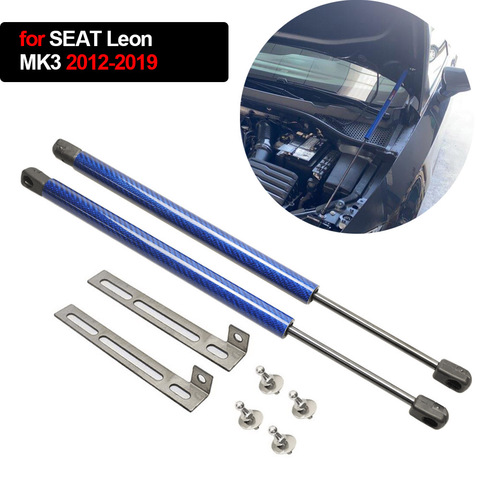 Pour SEAT Leon MK3 2012-2022 capot avant capot modifier les entretoises à gaz Support de levage amortisseur accessoires amortisseur ► Photo 1/6