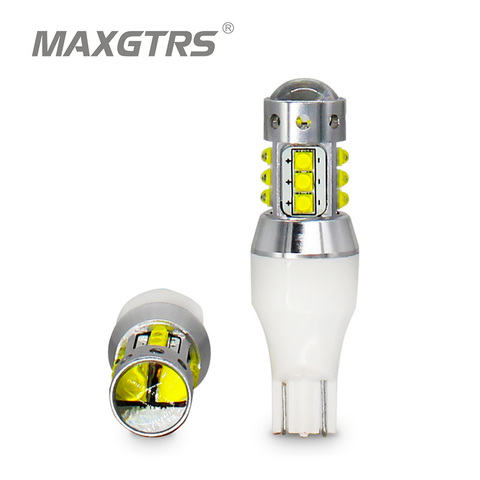 2 ampoules LED à puce CREE DRL, T15 W16W 921 912 70W, extrêmement lumineuses, feu arrière de voiture, feu de stationnement de secours ► Photo 1/6