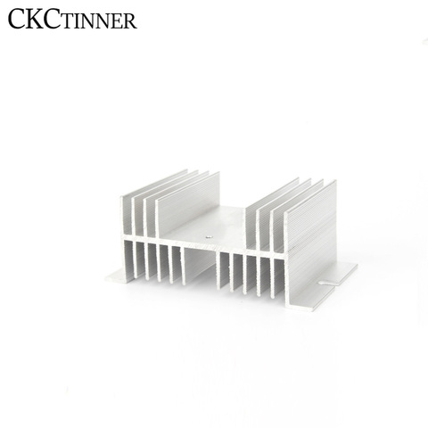 Radiateur thermique de petit Type | En aluminium, monophasé, relais à l'état solide SSR Base pour dissipateur thermique, vente en gros pour 10A to100A 1 pièces ► Photo 1/6