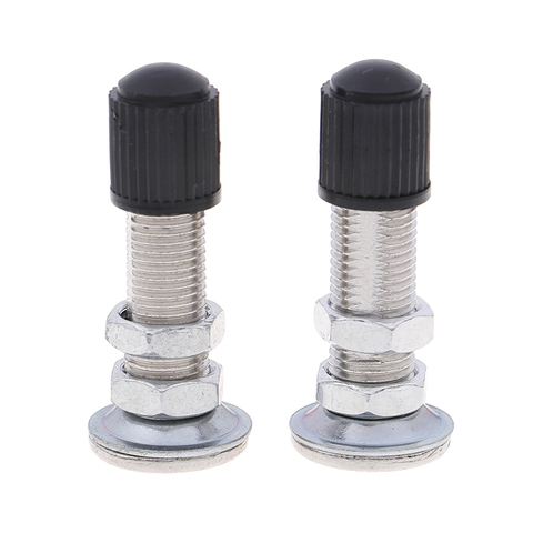 2 pièces/ensemble 38mm vélo Schrader Valve ultraléger en alliage de Zinc pour vtt montagne vélo de route vélo accessoires ► Photo 1/6