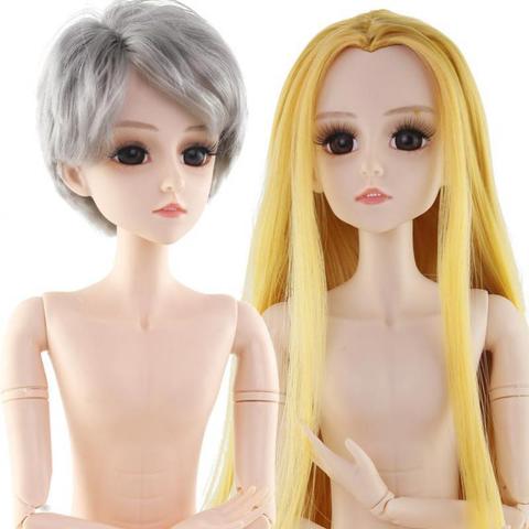 Jouet de poupée BJD pour hommes, jouet de 60cm, Joints amovibles, grand 1/3, petit ami, yeux 3D, maquillage mâle, nu, poupée Prince pour fille, tendance cadeau ► Photo 1/6