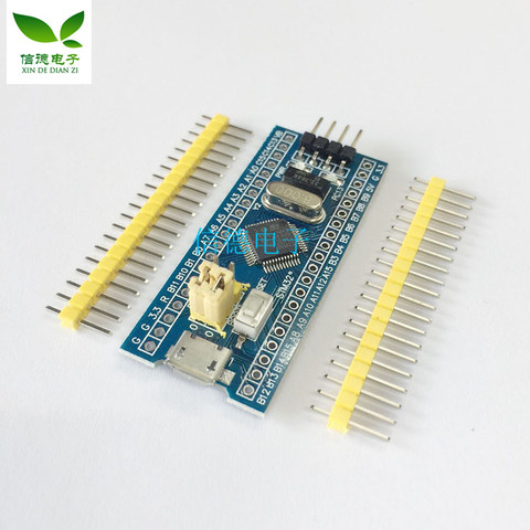 Carte de développement STM32, noyau unique intégré MCU 64K (pilule bleue), 1 pièce ► Photo 1/4