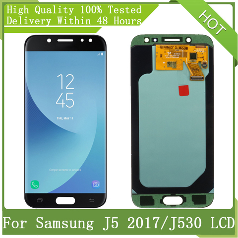 Bloc écran tactile LCD SUPER AMOLED, 5.2 pouces, pour Samsung Galaxy J5 2017 J530 J530F J5 Pro 2017 ► Photo 1/6