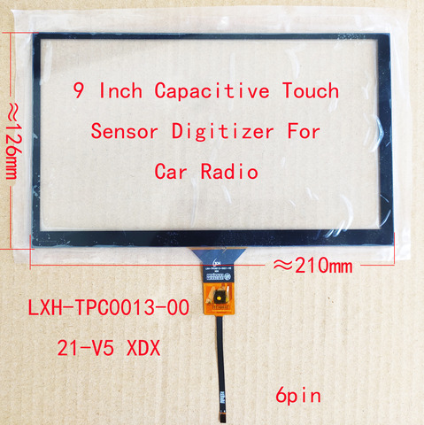 9 pouces universel capacitif écran tactile capteur Dightizer main écrivain pour panneau d'autoradio GT911 6pin LXH-TPC0013-0021-V5 USB ► Photo 1/3