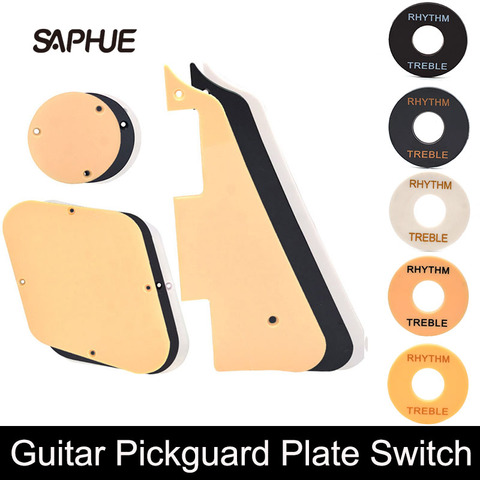 Plaque Pickguard de guitare électrique, support Pickguard/cavité/couvercles de commutateur/plaque de sélection de guitare électrique GB LP ► Photo 1/6