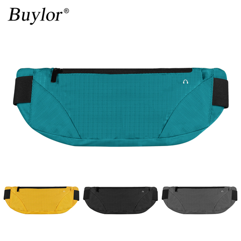 Buylor Fanny Packs femmes hommes sac de course taille Pack hanche Bum ceinture sport léger imperméable respirant téléphone pochette Jogging ► Photo 1/6