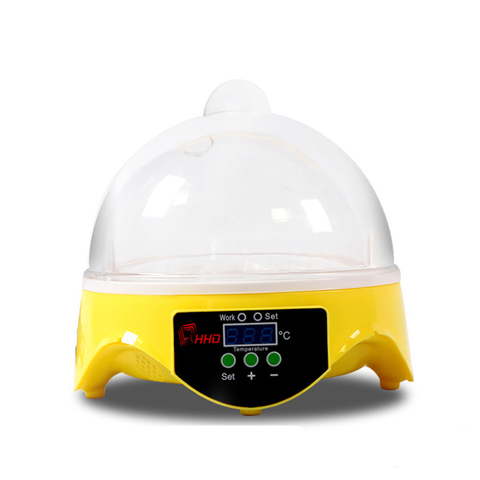 HHD 7 oeufs incubateur Machine 110V/220V automatique numérique Mini oeuf incubateur température réglable couvoir couveuse pour poulets ► Photo 1/6