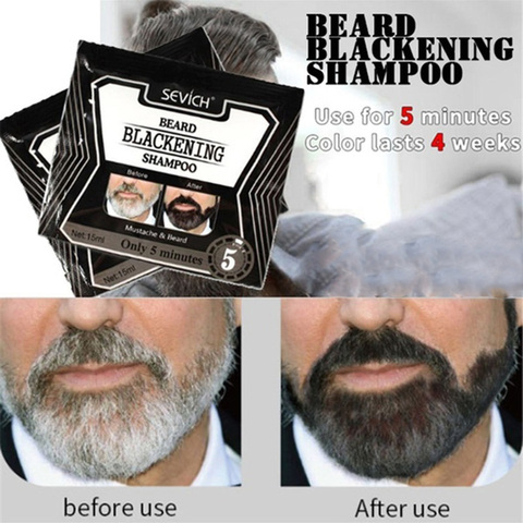 Shampooing colorant pour barbe et cheveux ► Photo 1/6