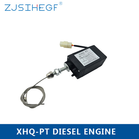 Moteur Diesel 12V/24V cc normalement ouvert, arrêt l'électrovanne, XHQ-PT, alimentation, Type traction, dispositif magnétique ► Photo 1/2