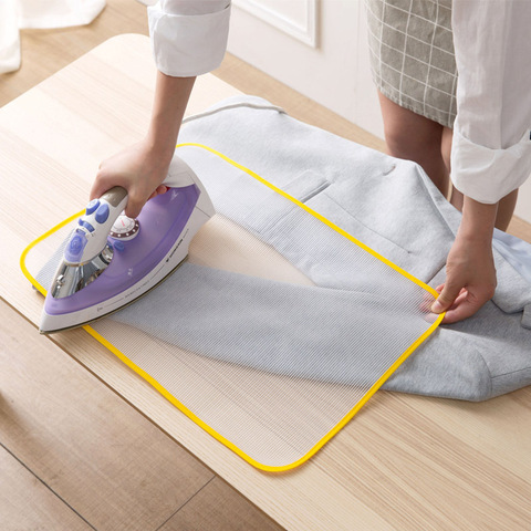 Tapis de protection en maille de protection pour repassage à haute température, 1 pièce, isolation thermique, couverture en tissu de protection domestique en 2 tailles, chaud ► Photo 1/6