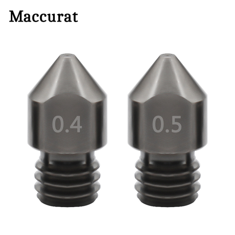 Maccurat-buses en acier durci, MK8, extrudeuse en acier, embouts filetés 0.2-1mm, pièces d'imprimante 3D, 1 pièce ► Photo 1/6