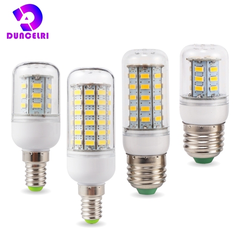 Ampoule à maïs E27 E14 LED, lampe lustre LED, 5730, 24 36 48 56 69 72 220 s SMD lampe à LED lumière LED V ► Photo 1/6