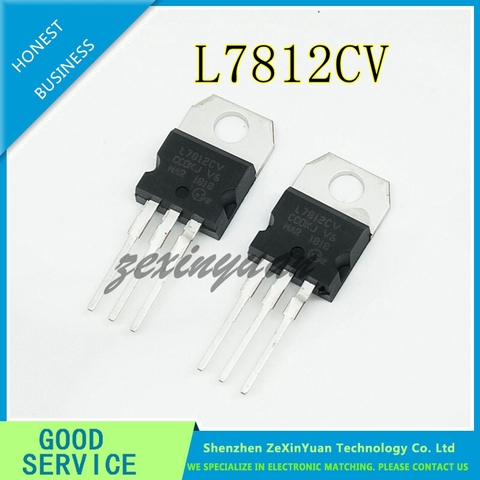 Nouveau régulateur de tension L7805CV L7806CV L7809CV L7812CV L7815CV L7824CV L7905CV L7912CV L7915CV LM317T TO-220, 10 pièces/lot ► Photo 1/1