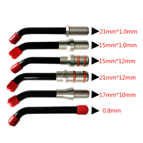 Embouts universels de tige de guidage de fibres optiques dentaires pour lampe de lampe à polymériser LED dentaire 8 Types pour choisir ► Photo 1/6