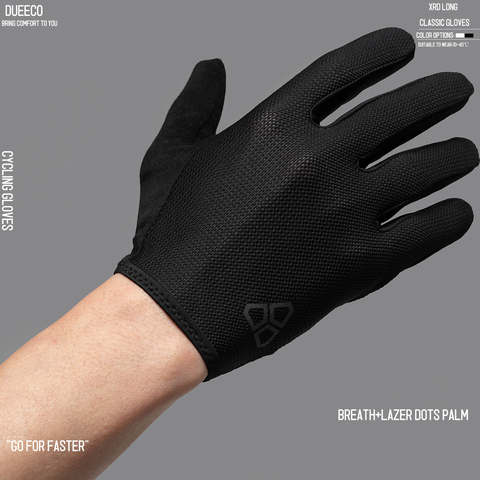 DUEECO gants de cyclisme à doigts complets, gants de vélo, gants de VTT-XRD avec gants de VTT anti-dérapant absorbant les chocs ► Photo 1/6