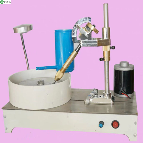 Machine lapidaire d'acier inoxydable 0-1800 t/mn à facettes Machine de polissage de pierre gemme 120W équipement de traitement de Jade ► Photo 1/5