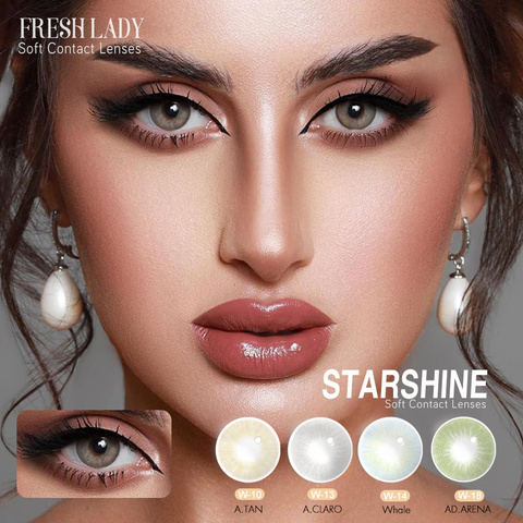 STARSHINE grand maquillage des yeux lentilles de Contact de couleur douce lentilles de Contact 1 paire = 2 pièces lentilles de couleur des yeux ► Photo 1/6