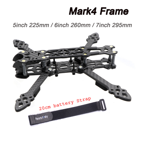 Châssis Mark4 pour drone de compétition, 225/260/295mm avec bras de 5 mm, pour quadricoptère, Rooster 230mm ► Photo 1/6