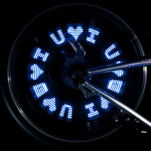 LED étanche lettre Flash roue pneu Valve lumière pour voiture vélo vélo moto moto ► Photo 1/6