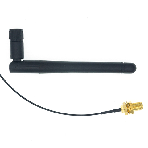 Antenne ZigBee flexible avec module wifi bluetooth 2.4G, système SMA à ligne d'alimentation IPEX 2.4GHz, ► Photo 1/6