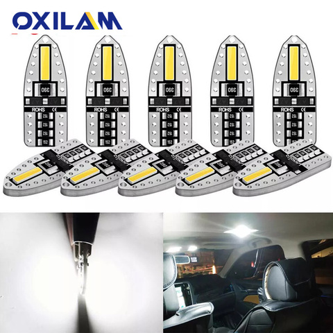 10x T10 LED W5W 194 voiture lumières pour Honda Civic Accord CRV HRV Jazz Fit NC750X Auto Led intérieur lumière coffre lampe xénon 6000K 12v ► Photo 1/6