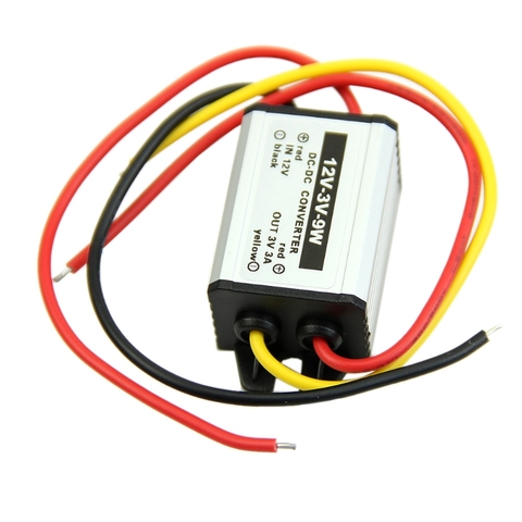 Convertisseur cc à cc 12V à 3/3.3/3.7/5/6/9V Module d'alimentation étanche 3V 9W livraison directe ► Photo 1/1