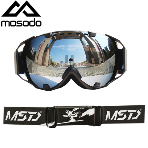 Mosodo lunettes de Ski homme femmes UV400 Protection Snowboard lunettes Anti-buée masque lunettes plein air Sport Skate Ski lunettes de neige ► Photo 1/6