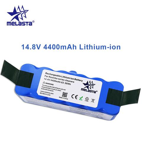 14.8V 4.4Ah Li-ion Batterie avec Cellules de Marque pour iRobot Roomba 500 600 700 800 Série 510 530 550 560 650 770 780 790 870 880 R3 ► Photo 1/6