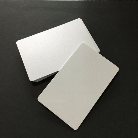 Carte PVC imprimable, 20 pièces, blanc perle, pour imprimante, Badge d'identification, qualité graphique CR80 30mil pour imprimante zèbre Fargo ► Photo 1/6