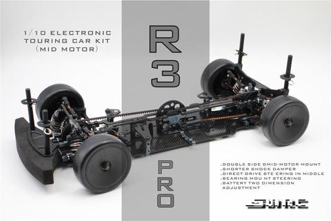 SNRC – cadre central pour maison électrique, standard en fibre de carbone 120023, 1/10, 4WD ► Photo 1/6