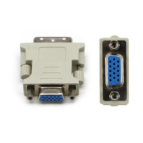 DVI D mâle vers VGA femelle adaptateur convertisseur VGA vers DVI 24 + 5 broches mâle vers VGA femelle adaptateur convertisseur ► Photo 1/1