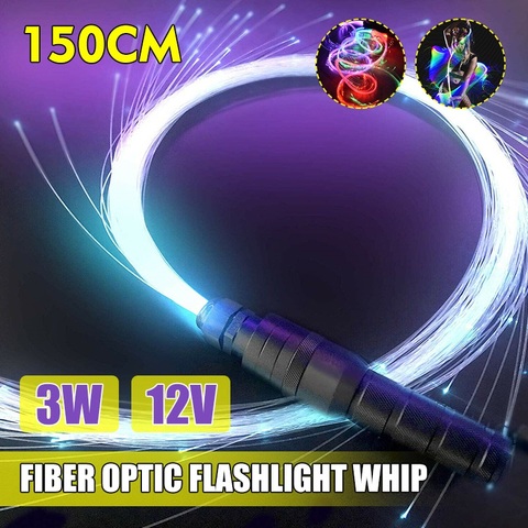 La Fiber optique de 3W lumière LED allume DC12V 40 modes 150cm le fouet optique de Fiber lumière LED ing la longue durée de vie de lampe allumant ► Photo 1/6